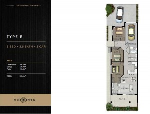 Vidorra floor plan - Type E
