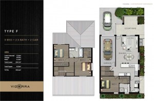 Vidorra floor plan - Type F